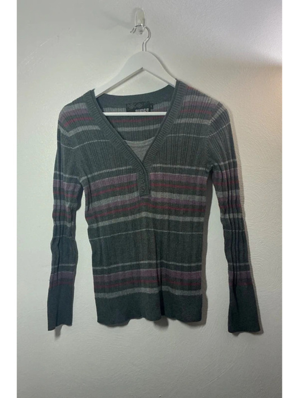Y2K Ounce Stripe Sweater Size Large